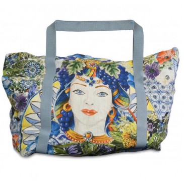 BORSA MARE IN LINO OCEAN